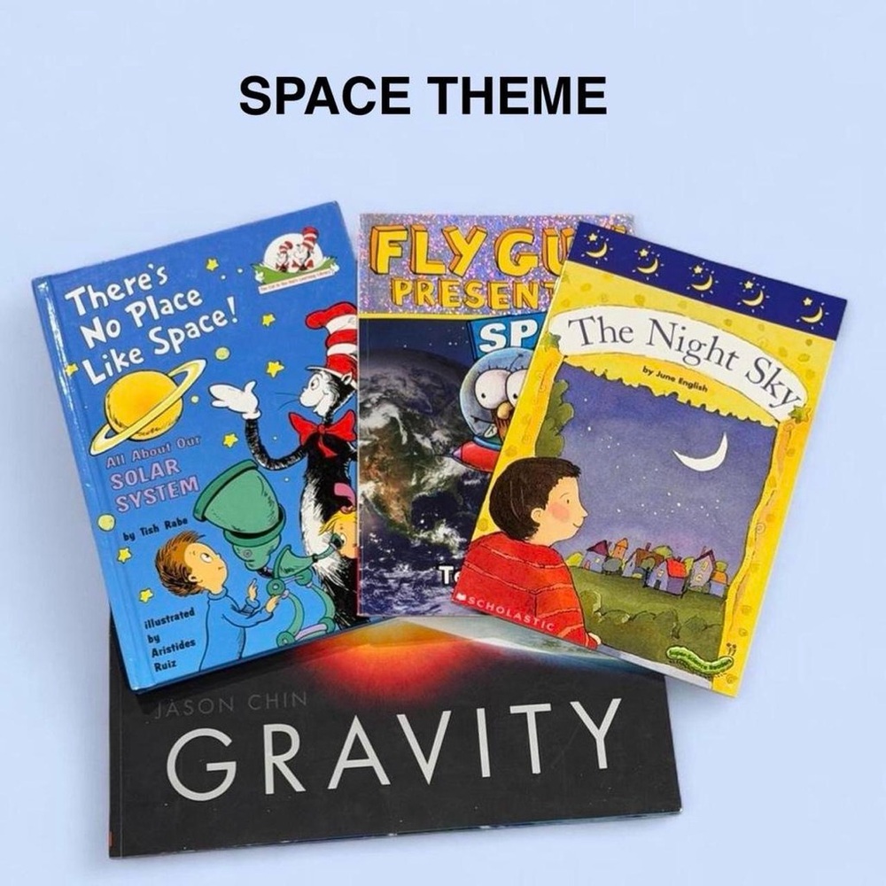 Space Theme Children's Book Set